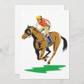 競馬 招待状 (正面/裏面)