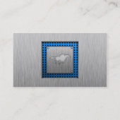 競馬; 金属一見 名刺 (裏面)