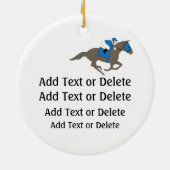 競馬 – SRF セラミックオーナメント (裏面)