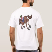 競馬 Tシャツ (裏面)
