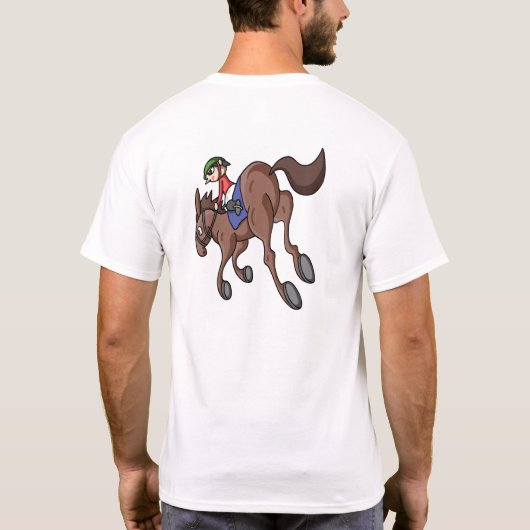 競馬 Tシャツ (裏面)