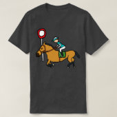 競馬 Tシャツ (デザイン正面)