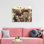 競馬c.1890 キャンバスプリント (インサイチュ (リビング))