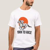 競馬Tシャツ 誕生日のプレゼントに Tシャツ (正面)