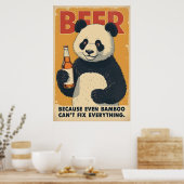 竹でさえも全てのポスターを直せないので ポスター (キッチン)