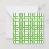 竹とグロスグレインギフトエンクロージャカード ノートカード (裏面)