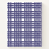 竹とグロスグレインモノグラムのスパイラルノート ノートブック (裏面)