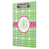 竹と穀物のクリップボモノグラムのード クリップボード (左)