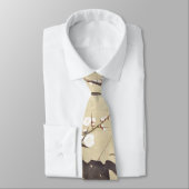 竹に鳥,其一鳥と竹， Kiitsu, Japan Art ネクタイ (タイ)