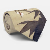 竹に鳥,其一鳥と竹， Kiitsu, Japan Art ネクタイ (ロール)