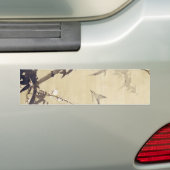 竹に鳥,其一鳥と竹, Kiitsu, Japan Art バンパーステッカー (車上)