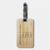 竹のような表情 ラゲッジタグ (裏面縦)