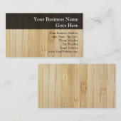 竹のような 名刺 (正面/裏面)