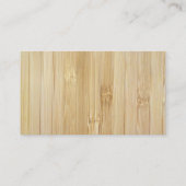 竹のような 名刺 (裏面)