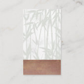 竹のアイコン 名刺 (裏面)