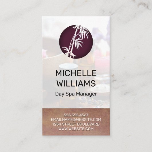 竹のアイコン 名刺 (正面)