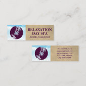 竹のアイコン |雲と空 スキニー名刺 (正面/裏面)