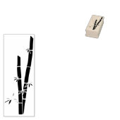 竹のアートスタンプ ラバースタンプ (押印)