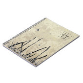 竹のシルエット ノートブック (左側)