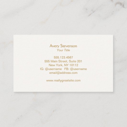 竹のホリスティック健康と自然の健康 名刺 (裏面)