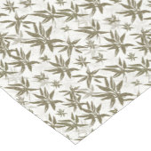 竹の上に白い光沢 – シームレスな表面パターン。 ショートテーブルランナー (コーナー)