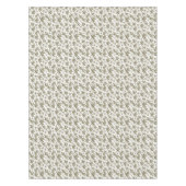 竹の上に白い光沢 – シームレスな表面パターン。 テーブルクロス (正面)