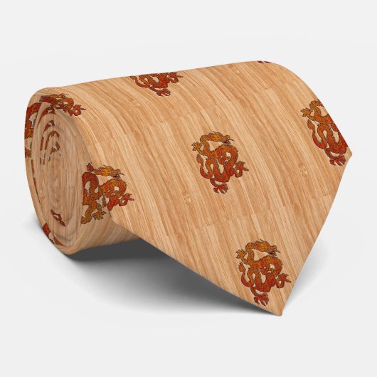 竹の上の竜 ネクタイ (ロール)