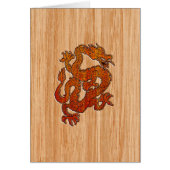 竹の上の赤い龍 (正面)