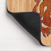 竹の上の赤い龍 マウスパッド (コーナー)