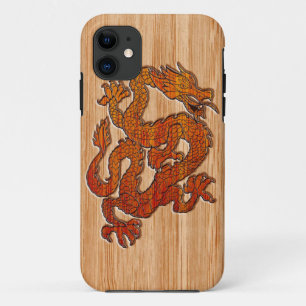竹の上の赤い龍 iPhone 11 ケース