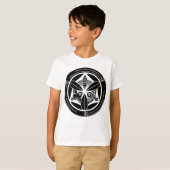 竹の丸に三羽雀 Tシャツ (正面フル)