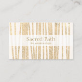 竹の代替医療と自然の健康 名刺 (正面)