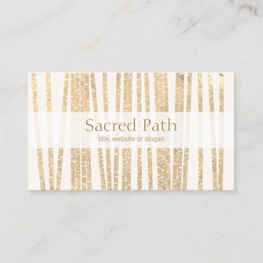 竹の代替医療と自然の健康 名刺 (正面)