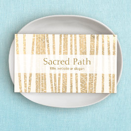 竹の代替医療と自然の健康 名刺