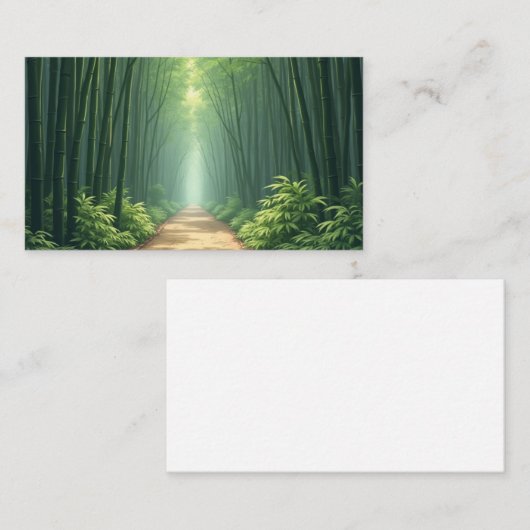 竹の名刺 名刺 (正面/裏面)