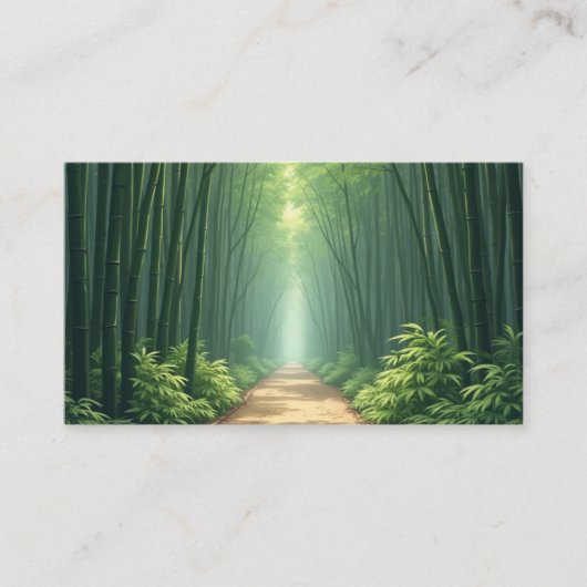 竹の名刺 名刺 (正面)