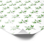 竹の小枝の模様 フォトプリント            (角)