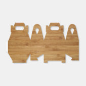 竹の木のテクスチャの外観 フェイバーボックス (折り畳みなし)