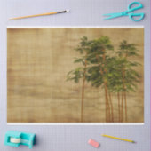 竹の木の切り離し17背景ティッシュペーパー 薄葉紙 (クラフト)