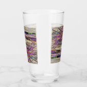 竹の木デジタル絵画オリジナルアートガラス タンブラーグラス (右)