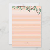 竹の枝スパのご招待 招待状 (裏面)