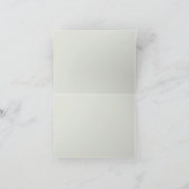 竹の植物と鶴のイラスト サンキューカード (内部)