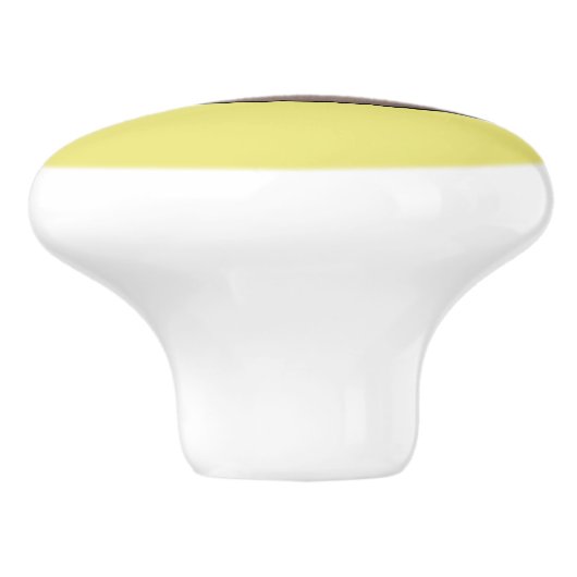 竹の漫画の上の可愛い笑顔のナマケモノイラストレーション セラミックノブ (側面)