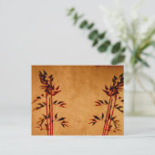 竹の羊皮紙 ポストカード (スタンド正面)