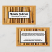 竹の背景 名刺 (正面/裏面)