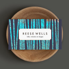 竹の茎の健康と健康 名刺