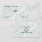 竹の葉背景のフェード 名刺 (正面/裏面)