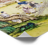 竹を集めて紙 ポスター (角)