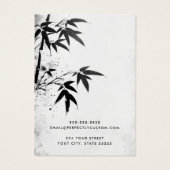 竹アジアのインクスケッチイヤリングディスプレイカード (裏面)