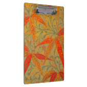 竹アート自然ヴィンテージプリントオレンジ クリップボード (右)